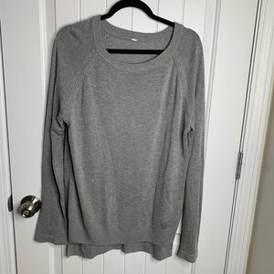 Lululemon men’s merino wool gray sweater size XL minimalist‎
